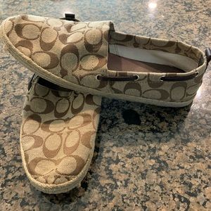 Coach signature flat espadrilles